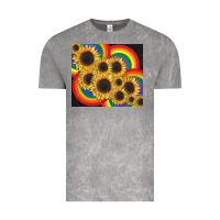 Cloud Rock Pride sunflower tumbler Vintage Tee - FaDigitalArtStudio
