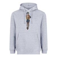 Heather Grey mai sakurajima Heavyweight Hoodie - DesigneFamous