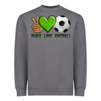 Storm peace love soccer Heavyweight Sweatshirt - AdoDesignShop