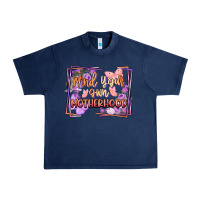 Navy mind your motherhood Urban Heavy Tee - FaDigitalArtStudio
