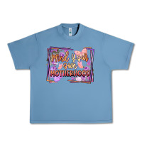 Pebble Blue mind your motherhood Urban Heavy Tee - FaDigitalArtStudio