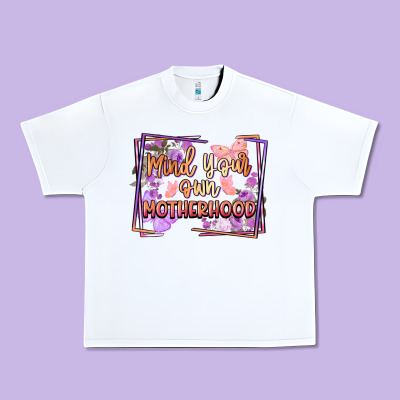 Mind Your Motherhood Urban Heavy Tee Designed By Fadigitalartstudio