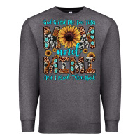 Charcoal Heather god gifted me two titles mom and mimi  and i rock them both Premium Sweatshirt - JahusDesignShop