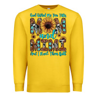 Lemon god gifted me two titles mom and mimi  and i rock them both Premium Sweatshirt - JahusDesignShop
