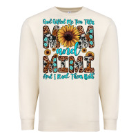 Sandshell god gifted me two titles mom and mimi  and i rock them both Premium Sweatshirt - JahusDesignShop