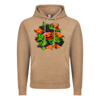 Vintage Coffee halloween pumpkin patch Vintage Hoodie - BundleAndBundleShop