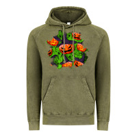 Vintage Olive halloween pumpkin patch Vintage Hoodie - BundleAndBundleShop