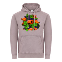 Vintage Zinc halloween pumpkin patch Vintage Hoodie - BundleAndBundleShop