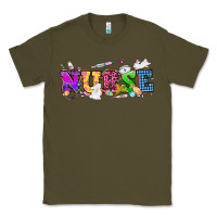 Army Green Easter nurse Easter Day Classic Tee - HowdyJamesFarm