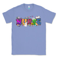 Colony Blue Easter nurse Easter Day Classic Tee - HowdyJamesFarm