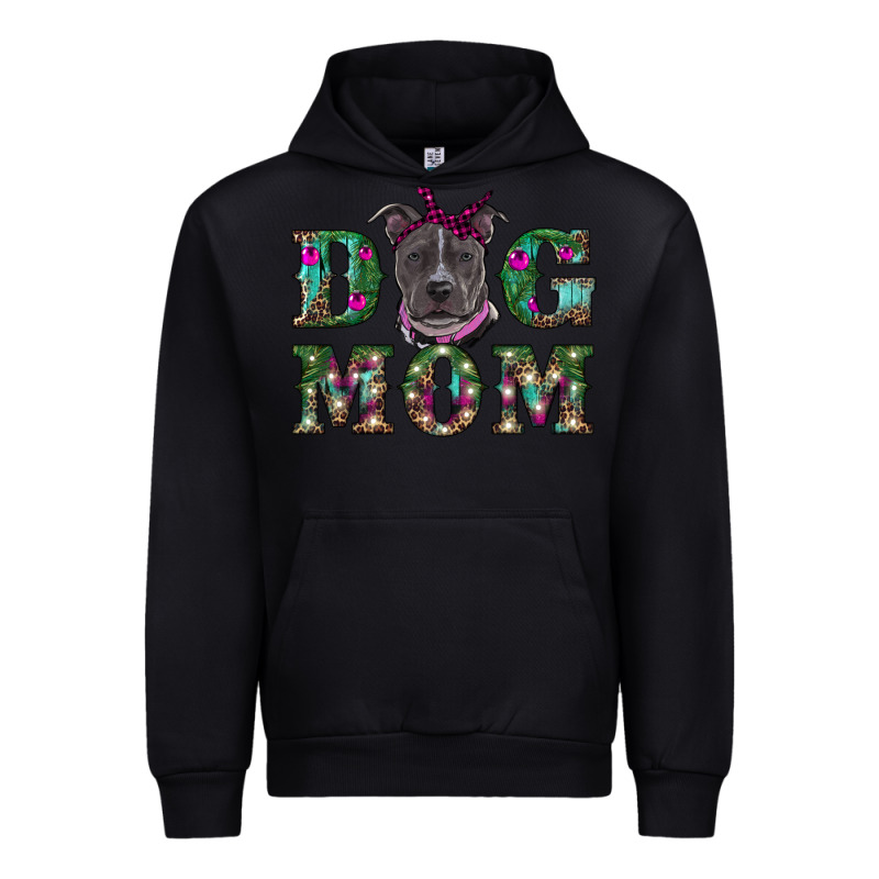 Christmas Dog Mom Pitbull Urban Hoodie by RanaPortraitStore | Teevron