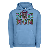Pigment Pebble Blue Christmas dog mom pitbull Urban Hoodie - RanaPortraitStore