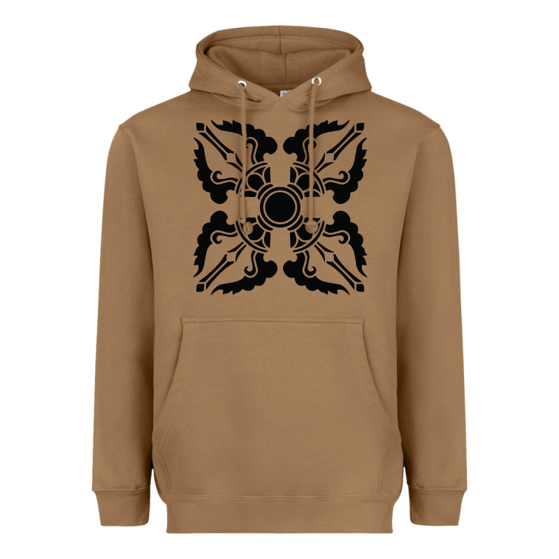Trippy Psychedelic Rave Sacred Geometry Heavyweight Hoodie by DesigneFamous | Teevron