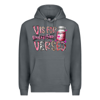 Rock v is for valentine versed Premium Hoodie - RacoonDesign