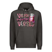 Smoke v is for valentine versed Premium Hoodie - RacoonDesign