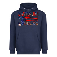 Navy batter up 3rd grade Heavyweight Hoodie - JahusDesignShop