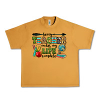 Peanut Butter being a teacher makes my life complete Urban Heavy Tee - RanaPortraitStore