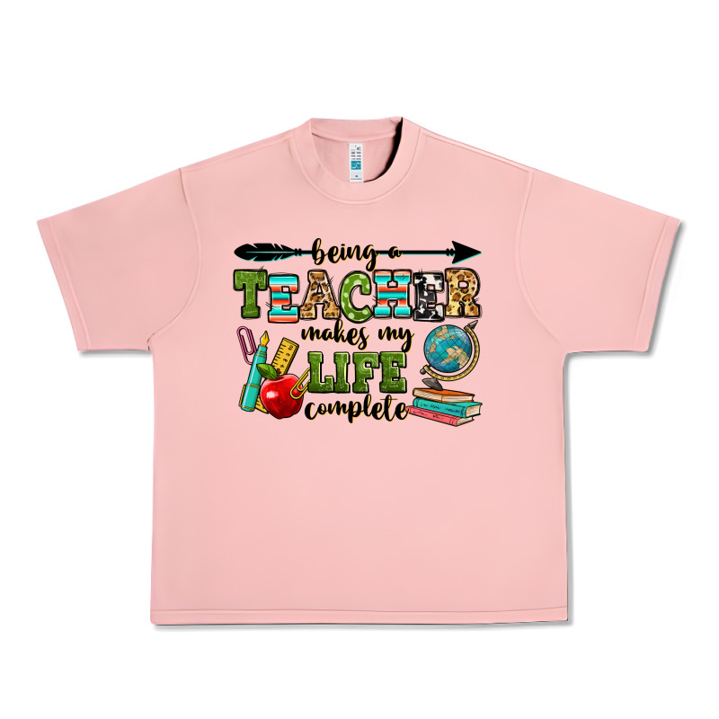 Being A Teacher Makes My Life Complete Urban Heavy Tee by RanaPortraitStore | Teevron