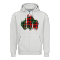Dove Grey christmas glitter patch Zipper Hoodie - AdoDesignShop