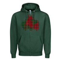 Sports Green christmas glitter patch Zipper Hoodie - AdoDesignShop