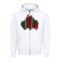 White christmas glitter patch Zipper Hoodie - AdoDesignShop