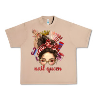 Burro nail queen messy bun with crown bbs Urban Heavy Tee - BundleAndBundleShop