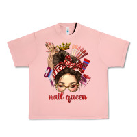 Salmon nail queen messy bun with crown bbs Urban Heavy Tee - BundleAndBundleShop