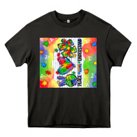 Asphalt peace love understand Heavy Core Tee - CowGirlArtShop