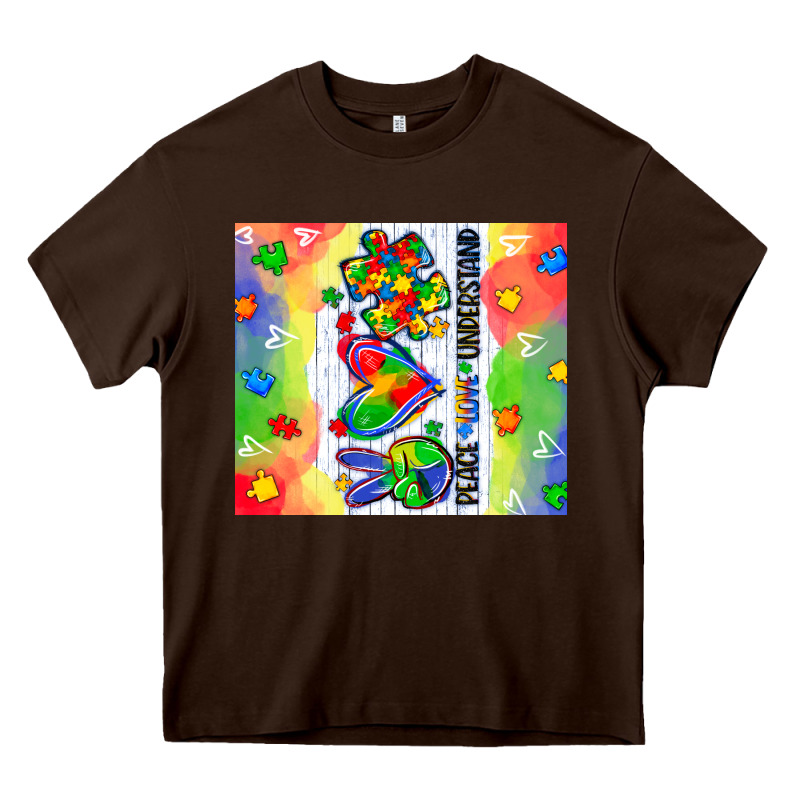 Peace Love Understand Heavy Core Tee by CowGirlArtShop | Teevron