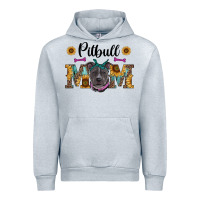 Heather Grey western pitbull mom Urban Hoodie - RanaPortraitStore