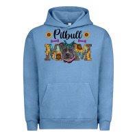 Pigment Pebble Blue western pitbull mom Urban Hoodie - RanaPortraitStore