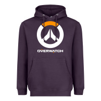 Plum time overwatch gas Heavyweight Hoodie - DesigneFamous