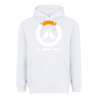White time overwatch gas Heavyweight Hoodie - DesigneFamous