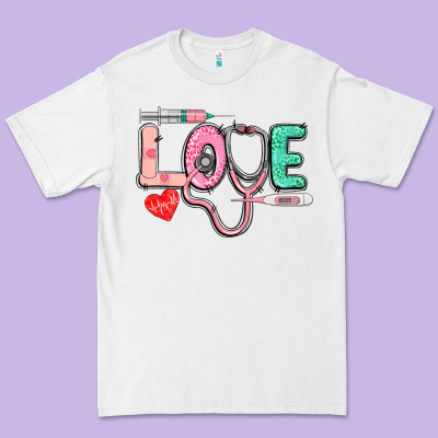 Love Nursing Premium Tee Designed By Cowgirlartshop