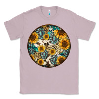 Lilac western pattern circle earrings Classic Tee - Jasminsmagicworld