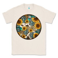 Natural western pattern circle earrings Classic Tee - Jasminsmagicworld