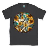 Smoke western pattern circle earrings Classic Tee - Jasminsmagicworld