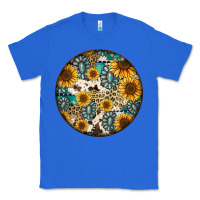 True Royal western pattern circle earrings Classic Tee - Jasminsmagicworld