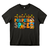 Asphalt My blood type is pumpkin spice Heavy Core Tee - RanaPortraitStore