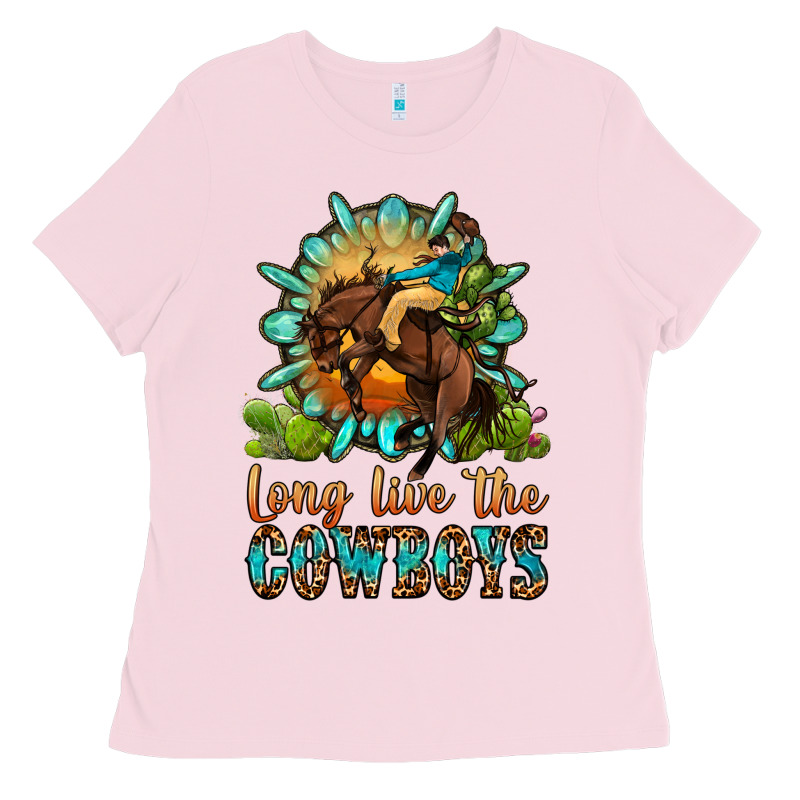 Long Live The Cowboys Ladies Tee by OliviaCreatesArt | Teevron