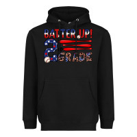 Black batter up 2nd grade Heavyweight Hoodie - JahusDesignShop