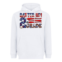 White batter up 2nd grade Heavyweight Hoodie - JahusDesignShop