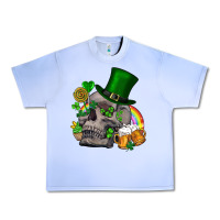 Grape Ice St Patrick's Day boho skull Urban Heavy Tee - FaDigitalArtStudio