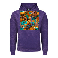 Cloud Purple cowboy rodeo seamless pattern Vintage Hoodie - BundleAndBundleShop