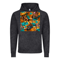 Vintage Black cowboy rodeo seamless pattern Vintage Hoodie - BundleAndBundleShop