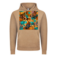 Vintage Coffee cowboy rodeo seamless pattern Vintage Hoodie - BundleAndBundleShop