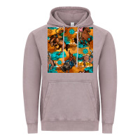 Vintage Zinc cowboy rodeo seamless pattern Vintage Hoodie - BundleAndBundleShop