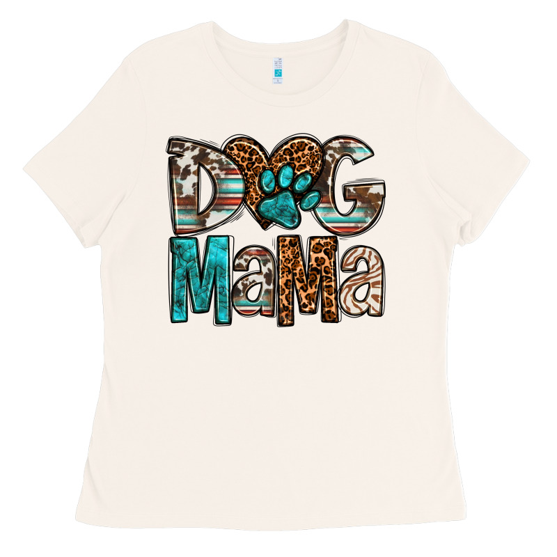 Dog Mama Ladies Tee by OliviaCreatesArt | Teevron