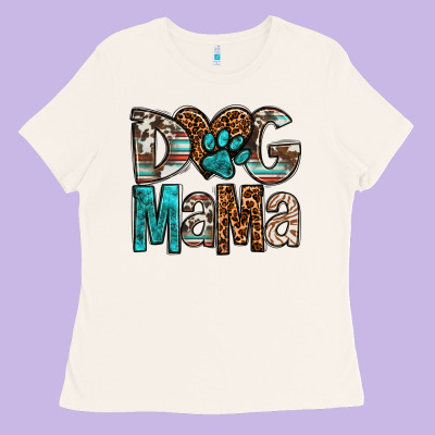 Dog Mama Ladies Tee Designed By Oliviacreatesart