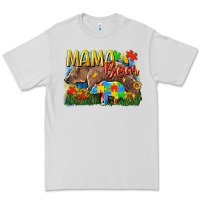 Dove Grey Mama bear Autism Premium Tee - CowGirlArtShop
